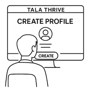 Complete your profile illustration